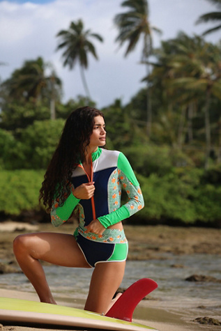 free-est Dawn Surf Rashie at Free People, Size: S