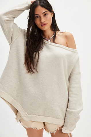 Conrad Pullover At Free People In Heather Grey, Size: XS