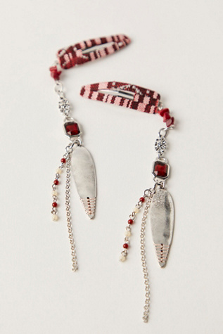 Suzie Hair Clips, Set of 2 at Free People in Moody