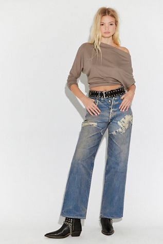 Jeans Neuw Coco Relaxed en Denim Numérique