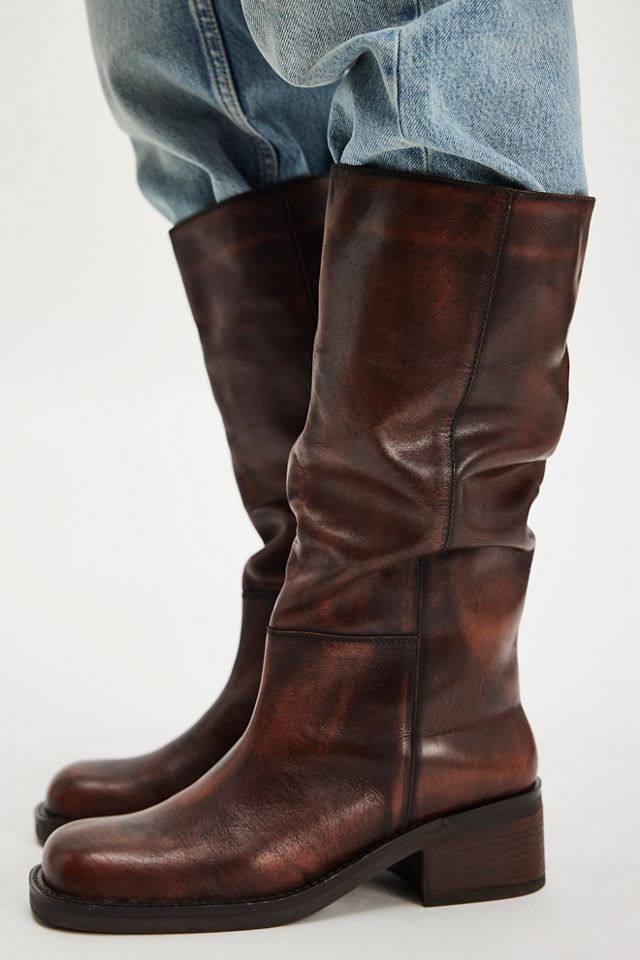 Dana Distressed Pull-On Boots #1