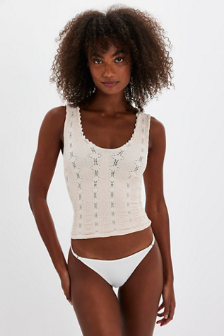 Good Find Seamless Tank Top by Intimately at Free People in Pink, Size: XS/S