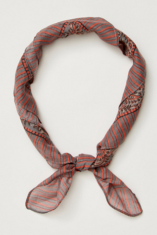 Lou Stripe Bandana At Free People In Pink