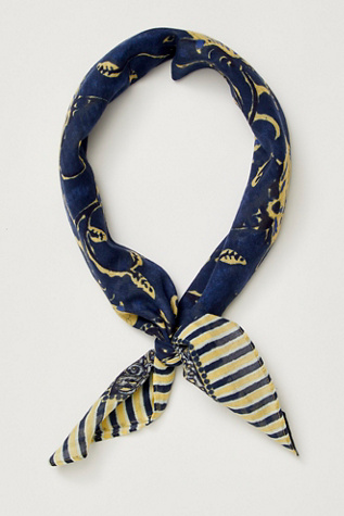 Lou Stripe Bandana At Free People In Yellow