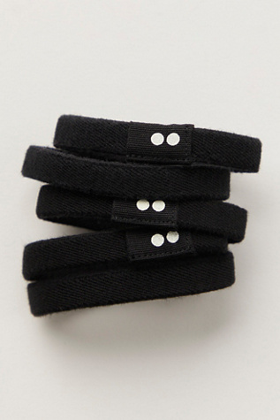 Kooshoo Flat Hairties, 5 Pack at Free People, Black