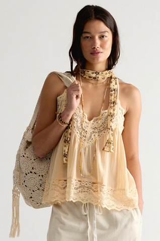 Fiona Cami by Intimately at Free People in Angel Oats, Size: XS