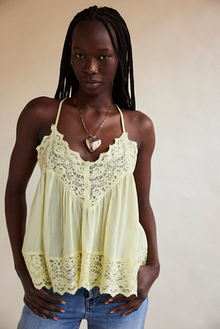 Fiona Cami by Intimately at Free People in Yellow, Size: L