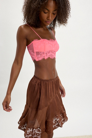 Midnight Muse Half Slip by Intimately at Free People in Brown, Size: M