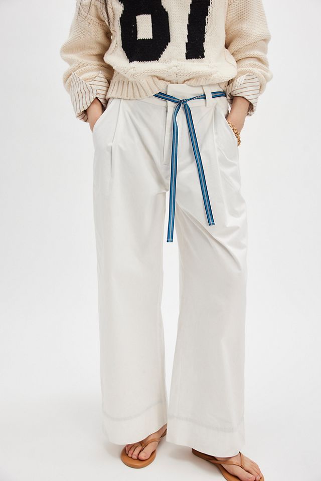 Pantalon avec Boucle au Dos #1