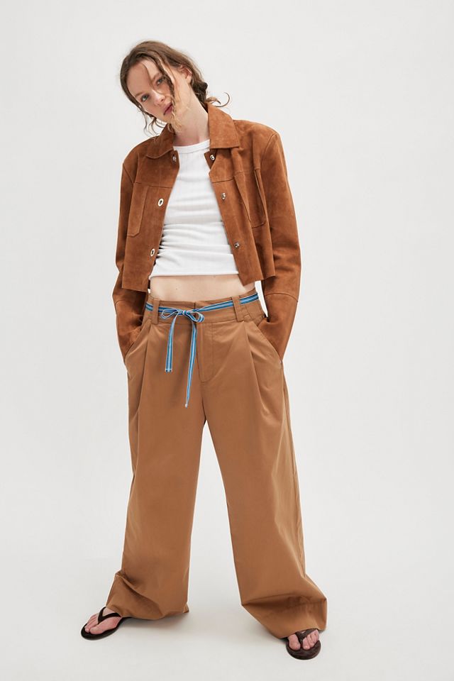Buckle Back Trousers #4