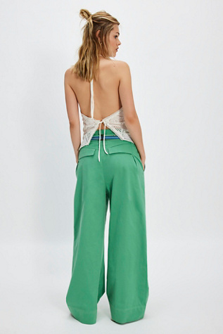 Buckle Back Trousers
