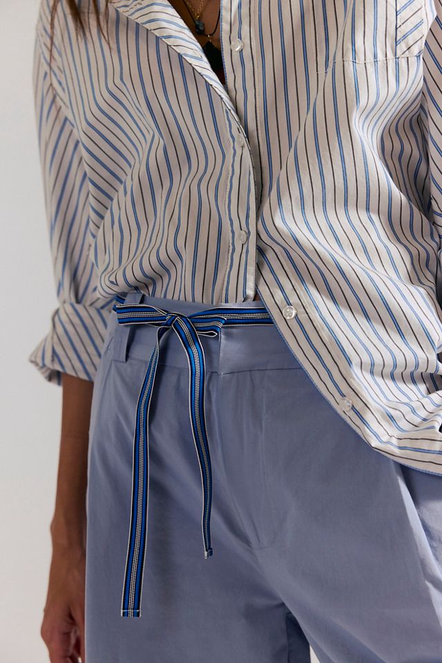 Buckle Back Wide-Leg Trousers | Free People