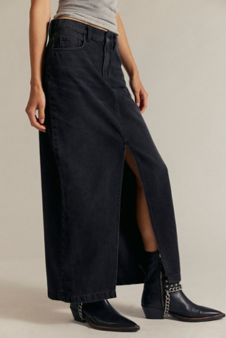 We The Free Nothing Better Denim Maxi Skirt