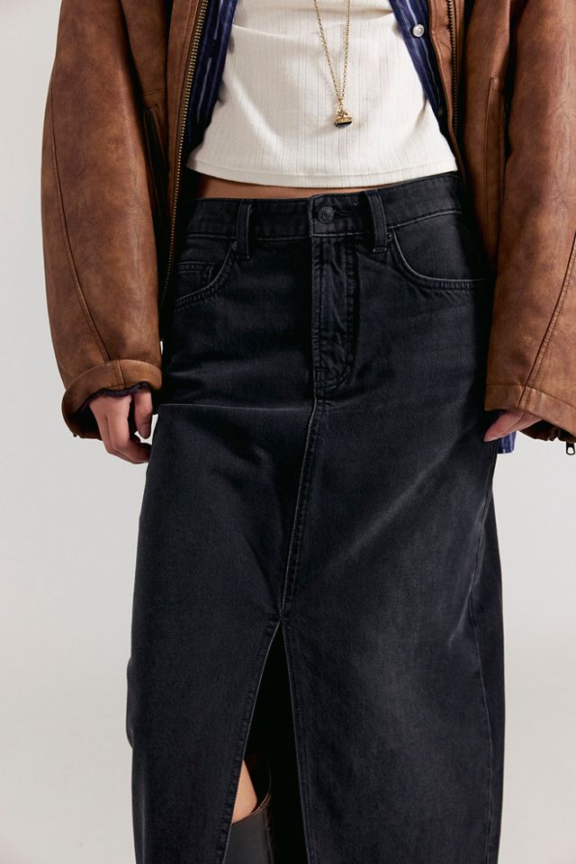 Jupe longue en denim We The Free Nothing Better #3