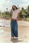 We The Free Nothing Better Denim Maxi Skirt