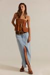 We The Free Nothing Better Denim Maxi Skirt