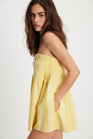 Mateo Romper by Free People in Yellow, Size: XS