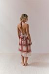 Seeing Double Printed Midi Slip