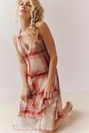 Seeing Double Printed Midi Slip