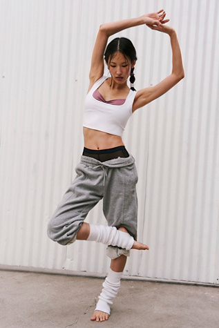 Sweet Stretch Cami Top by FP Movement at Free People, White Combo, XS
