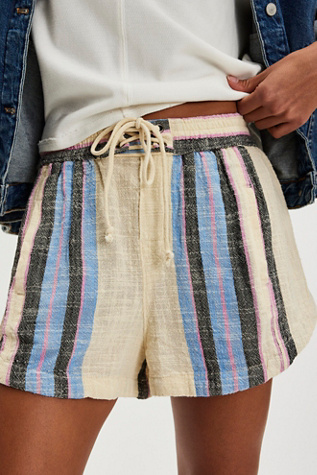 Kalli Board Shorts by Free People in Blue, Size: XS