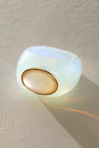 Studio Resin Ring by Free People, Size: 7