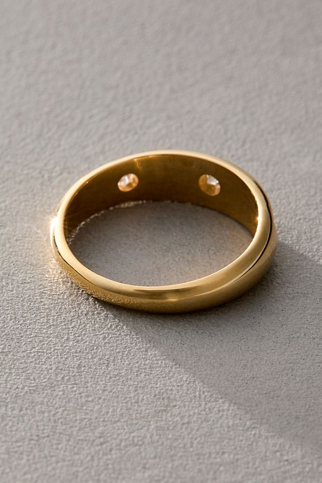Logan Hollowell Star Set Rounded Ring #1