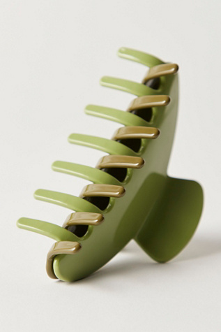 Nat + Noor Large Hair Claw by Free People in Green