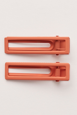 Nat + Noor Lulu Clips by Free People in Orange