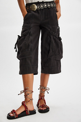 Resort-Ready Wrap Sandals at Free People in Orange Combo, Size: US 9
