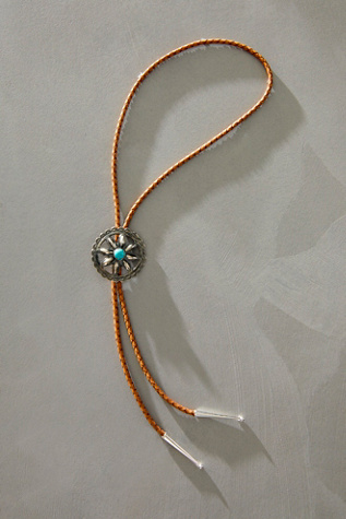 Broken Arrow Flower Bolo Tie