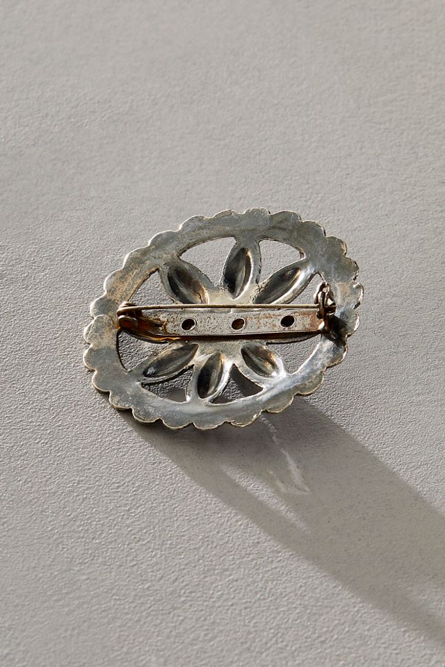Broken Arrow Cactus Flower Brooch #2