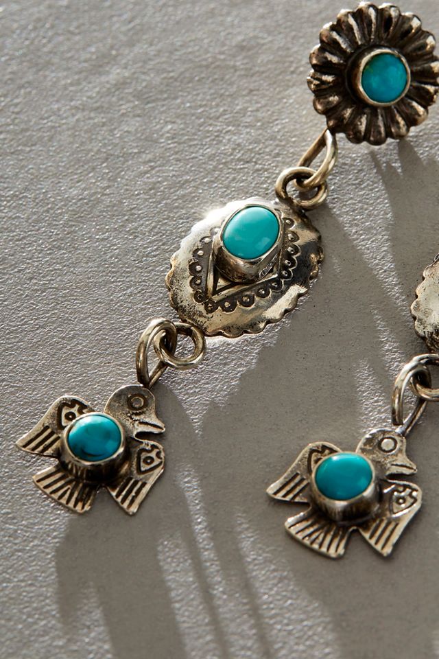 Broken Arrow Thunder Bird Earrings #2