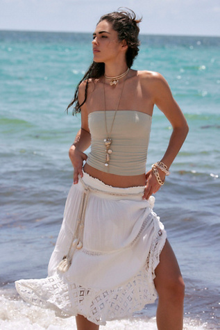 River Convertible Skirt par free-est en Ivory, pour femme chez Free People