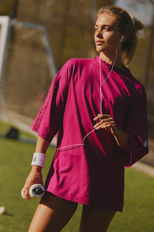 Throw Over Tunic Top by FP Movement at Free People, Berry Blitz, M