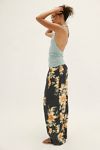 Day's End Linen Printed Pull-On Pants