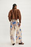 Day's End Linen Printed Pull-On Pants