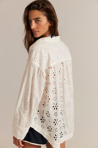 We The Free Mae Washed Eyelet Shirt
