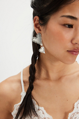 Paint The Sky Dangle Earrings par Free People en Argent, pour femme