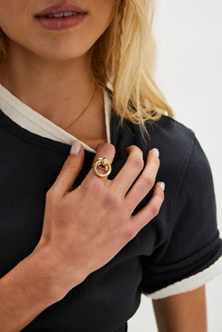 Buck Ring at Free People in Gold, Size: 7