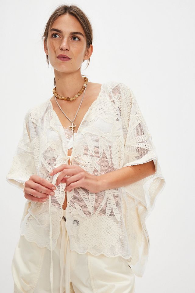 Willow Tie Front Cape #2