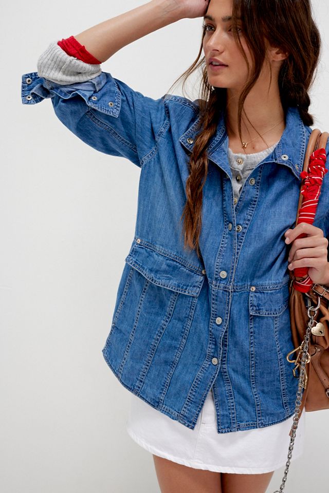 We The Free Texas Strut Denim Shirt #2