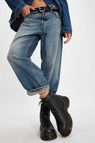 ゆ*き様 Dr. Martens 1460 BEX SQUARED 8EYE B Dr. Martens 1460 Bex Squared Toe Leather Lace Up Boots