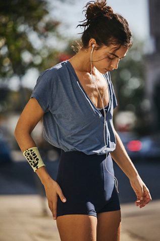Dry Future Shortsie by FP Movement at Free People in Blue, Size: XL