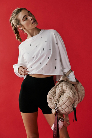Inspire All Over Buti Layer Top by FP Movement at Free People, White, S