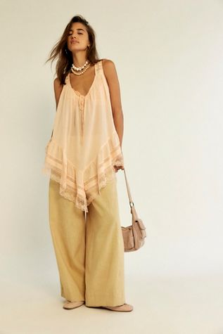 Demi Cotton-Linen Pants