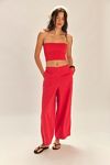 Demi Cotton-Linen Pants