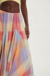 Madras That Linen Maxi Skirt