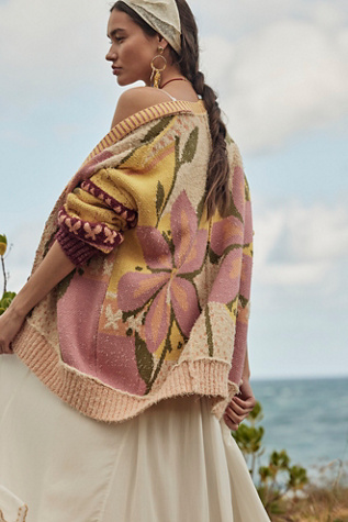 Bali Tropical Garden Sweater at Free People, Size: XS