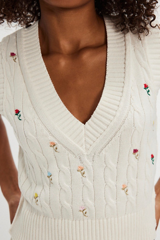 Plumeria Floral Vest
